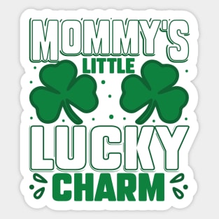 Mommy's Little Lucky Charm Sticker